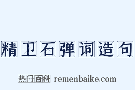 精卫石弹词造句是什么意思的图片